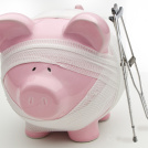 Injured Piggy Bank