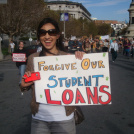 Student Loan Protester 