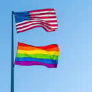 Pride and US Flags