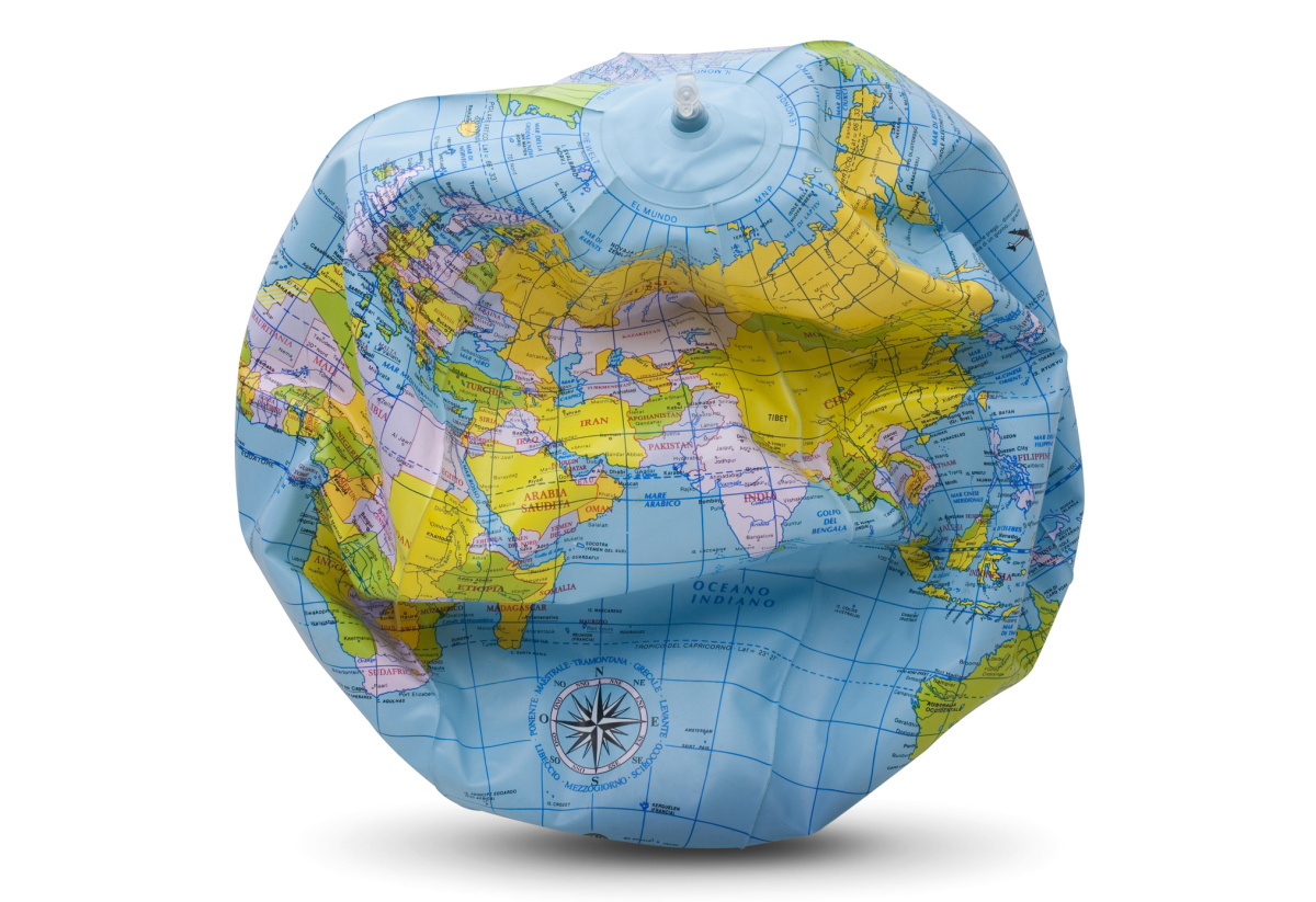 Deflated Globe